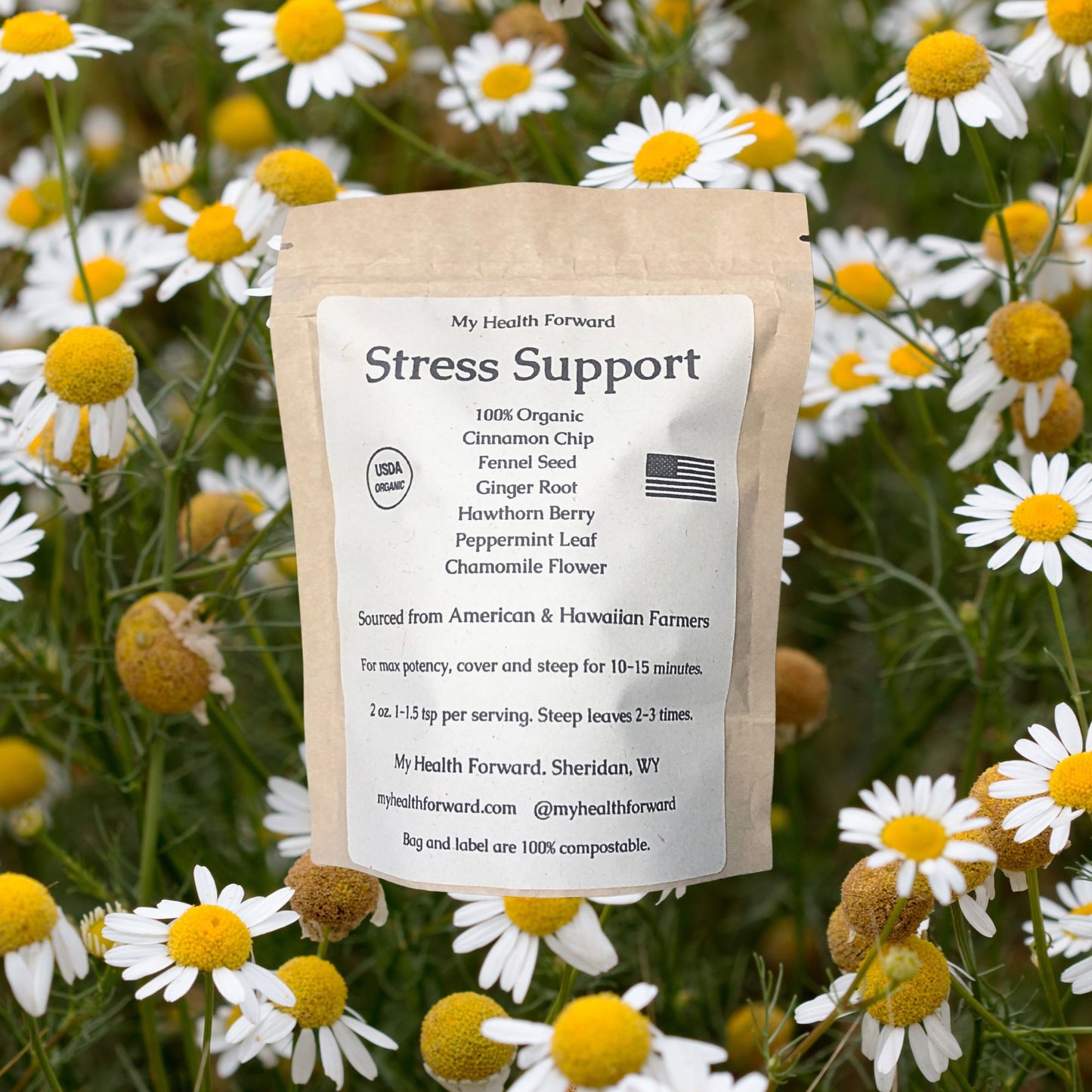 Stress Support Organic Herbal Tea