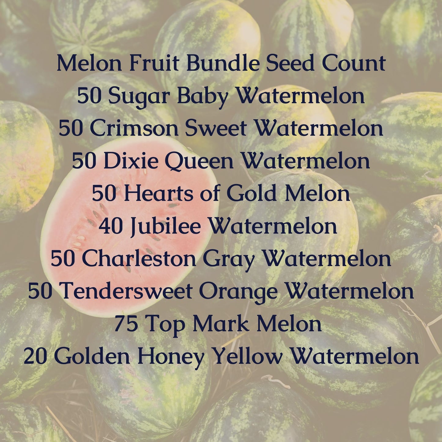 Melon Fruit Seed Bundle