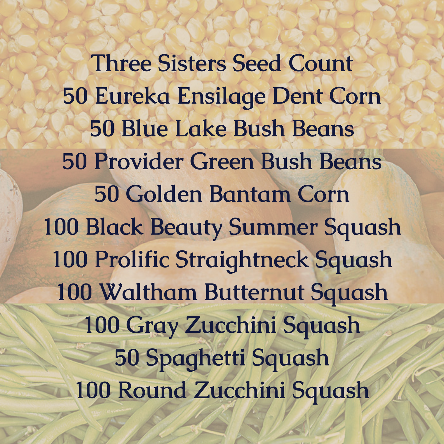 Three Sisters Seed Bundle