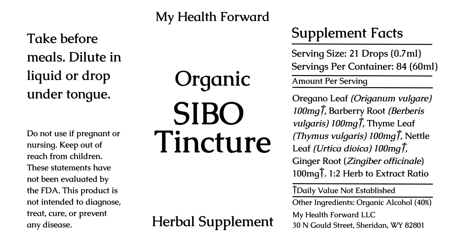 Organic SIBO Relief Tincture