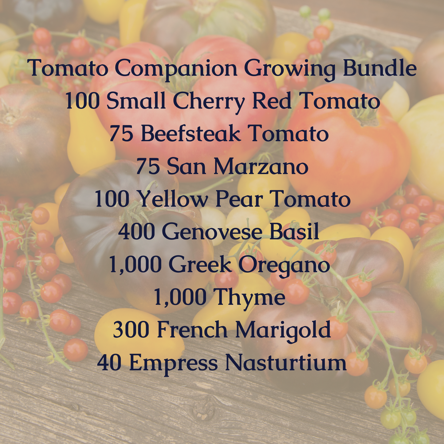 Tomato Companion Planting Bundle