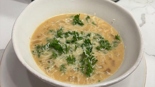 Lemon Rice Soup for Immune Support