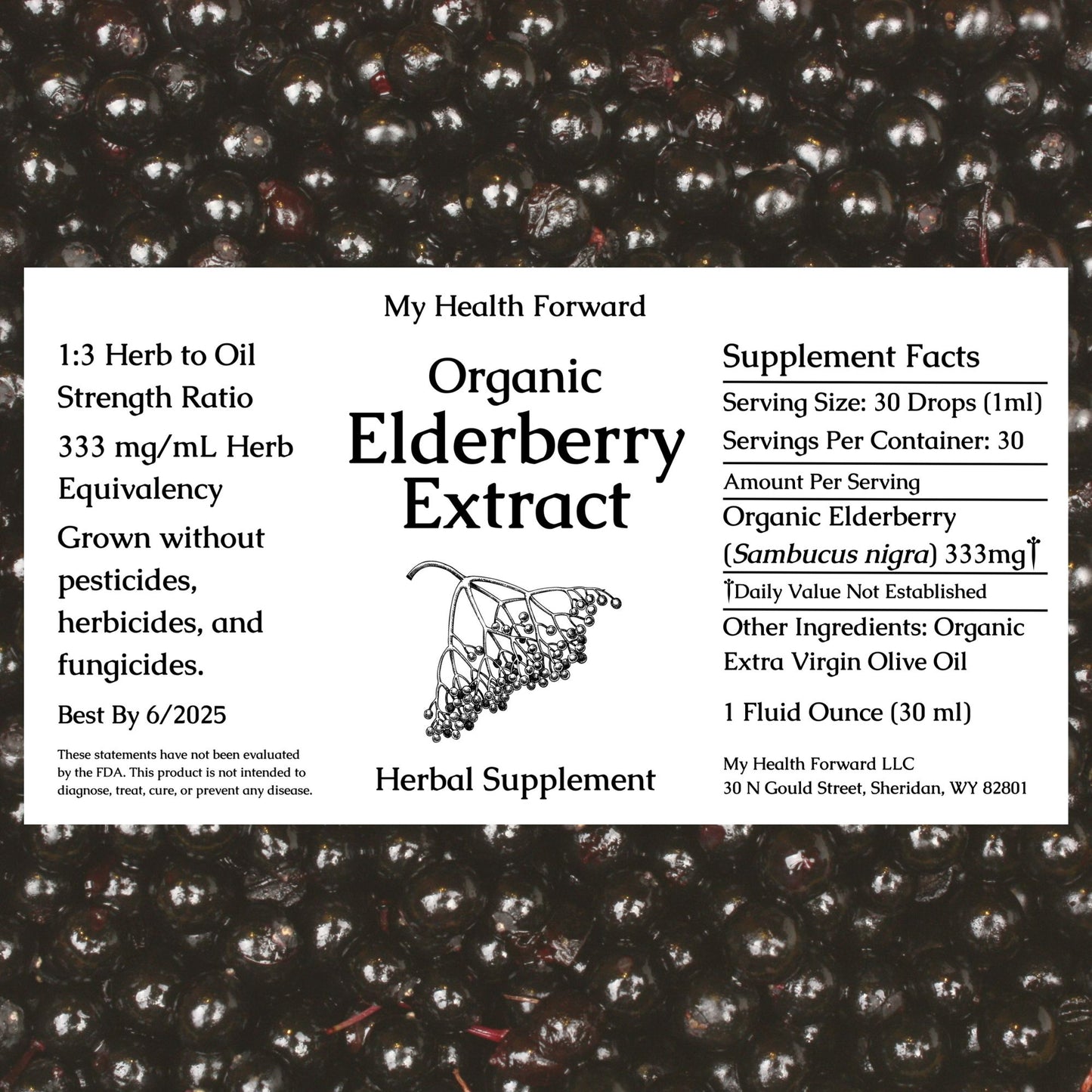 Organic Elderberry Extract