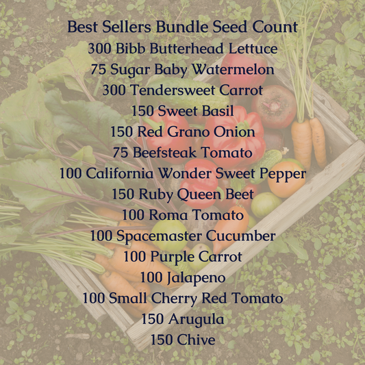 Best Sellers Heirloom Seed Medium Bundle