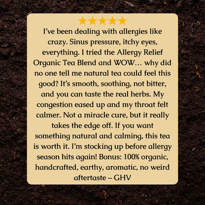 Allergy Relief Organic Herbal Tea