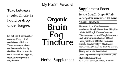 Organic Brain Fog Herbal Tincture