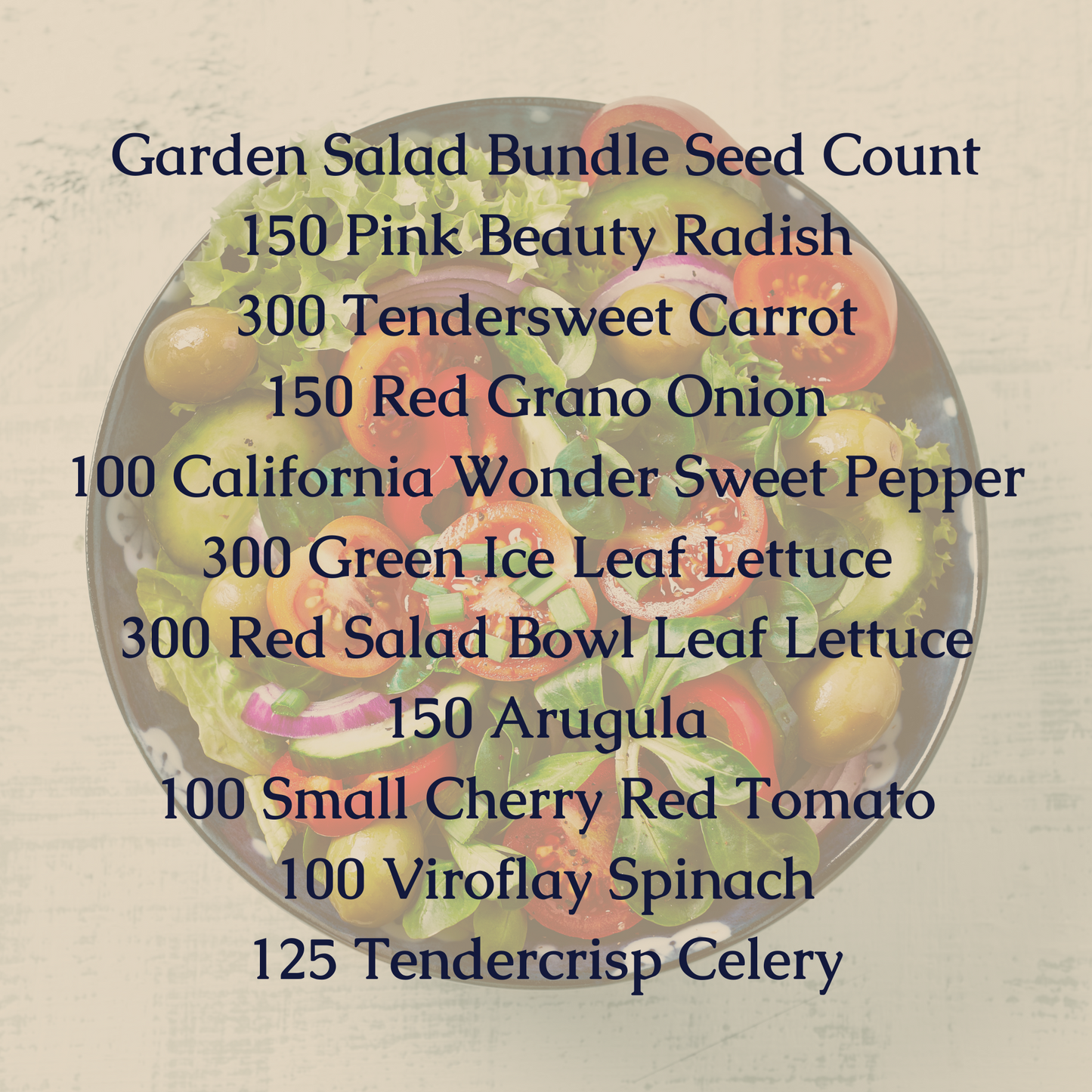 Garden Salad Seed Bundle