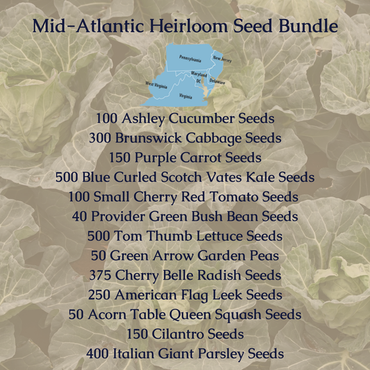 Mid-Atlantic Heirloom Seed Bundle