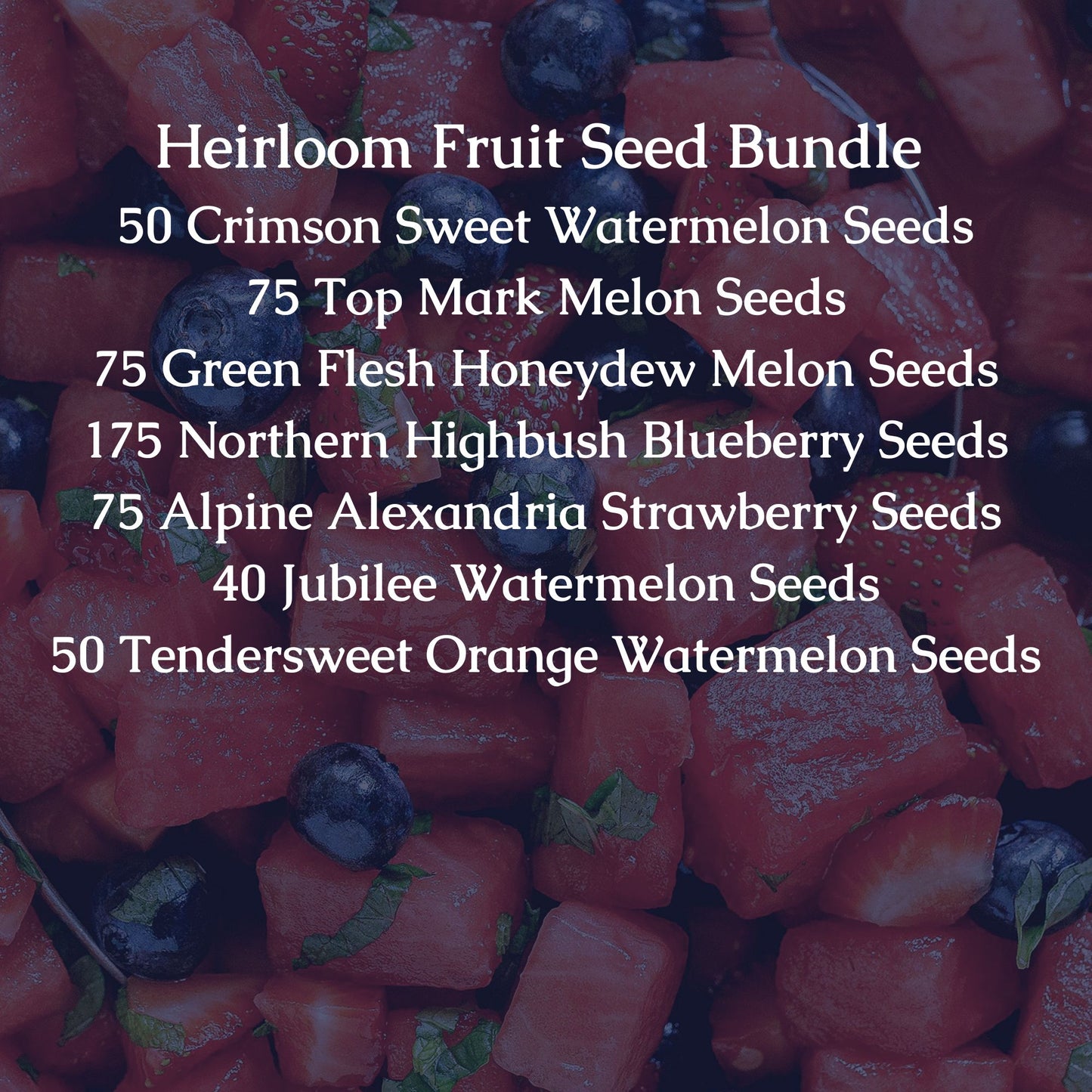 Heirloom Fruit Seed Bundle