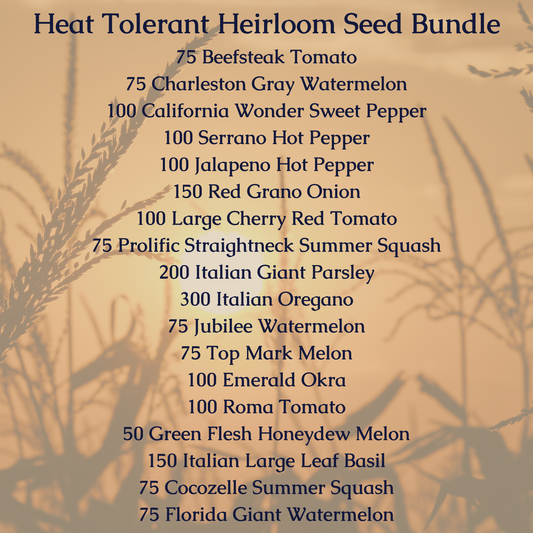 Heat Tolerant Seed Bundle