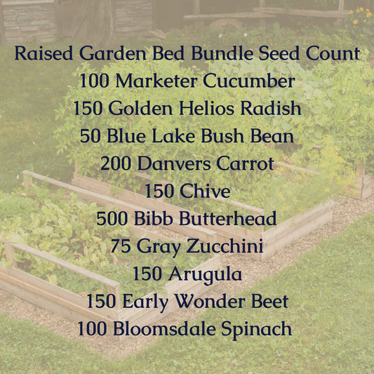 Raised Bed Growing Seed Bundle