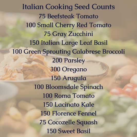 Italian Cooking Seed Bundle