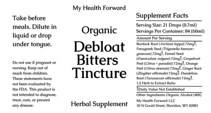 Organic Debloat Digestive Bitters Tincture