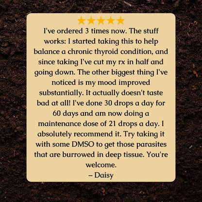 Organic Parasite Cleanse Herbal Tincture