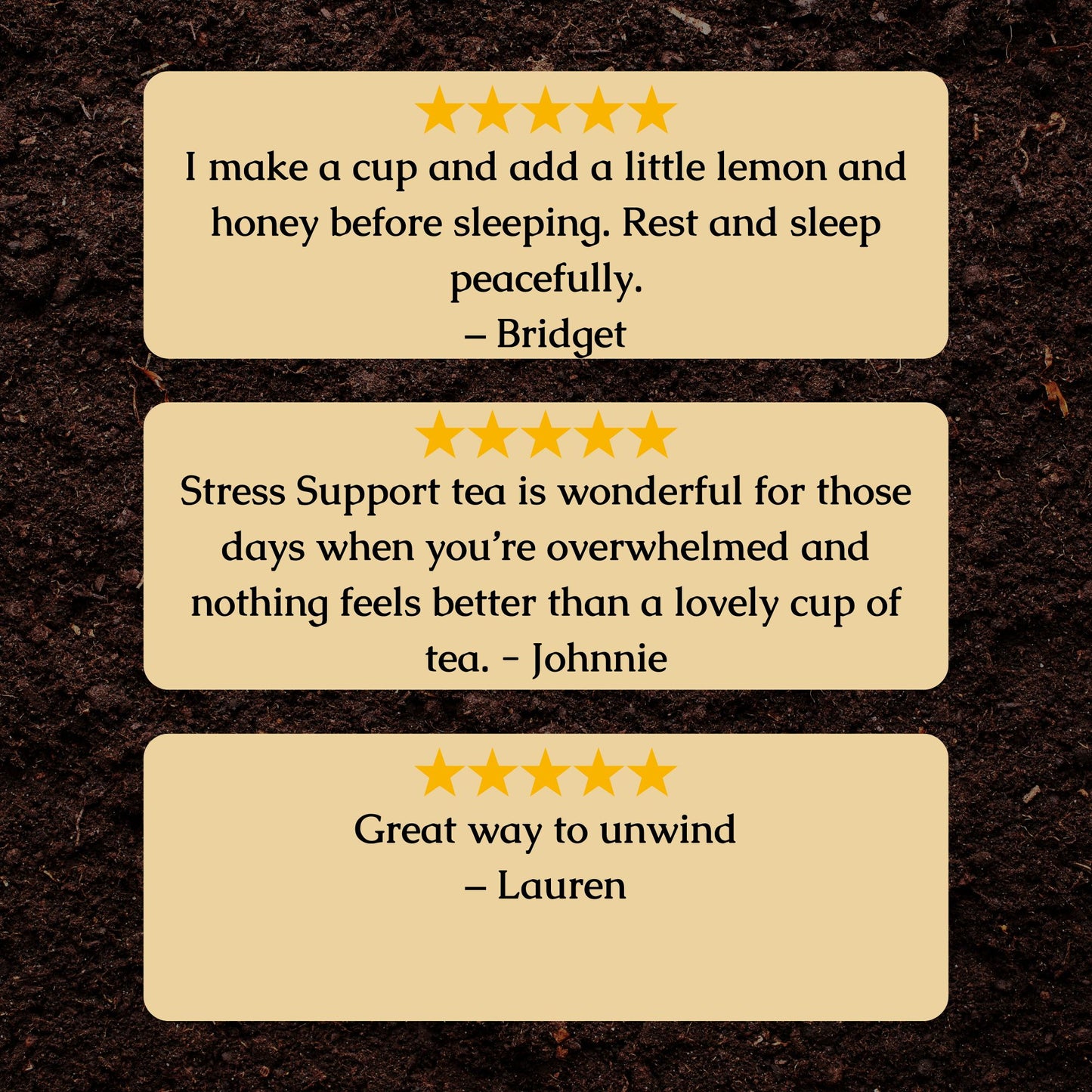Stress Support Organic Herbal Tea