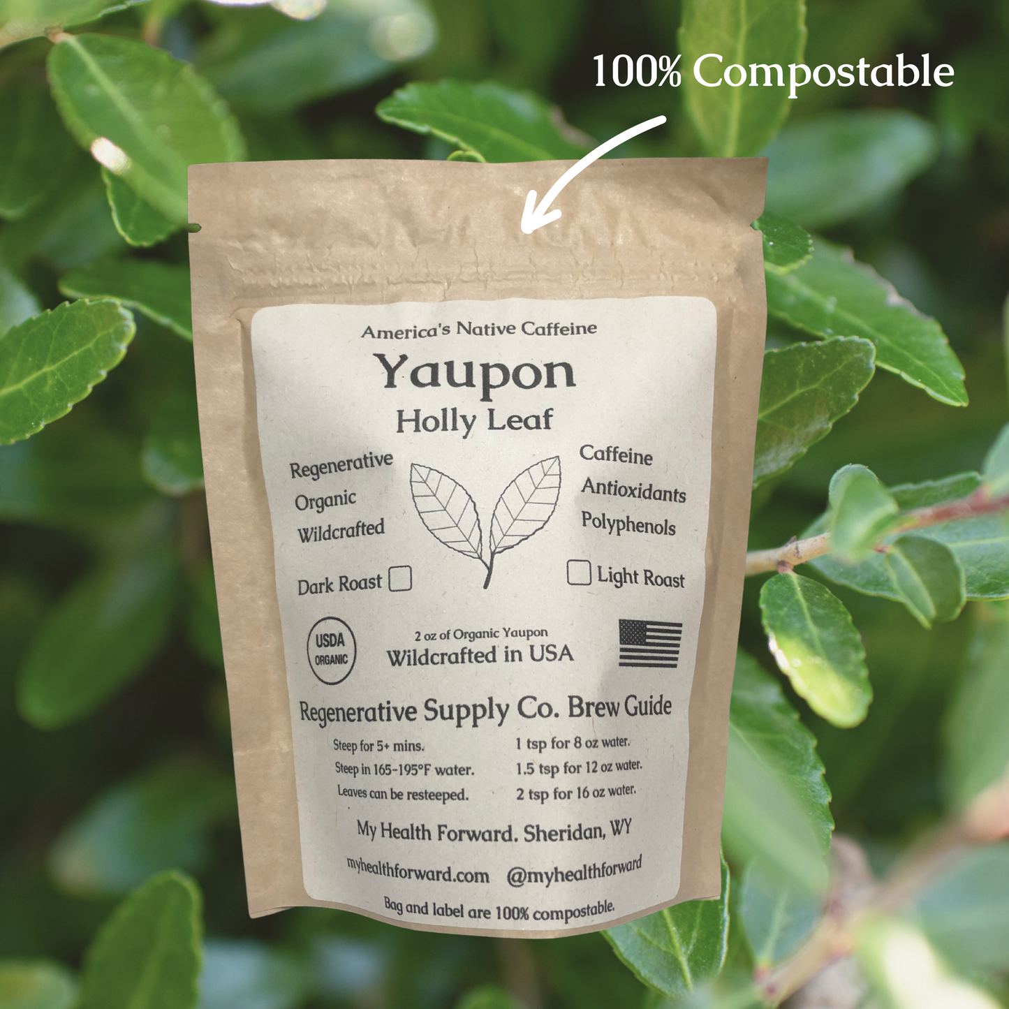 Organic Yaupon Loose Leaf Tea