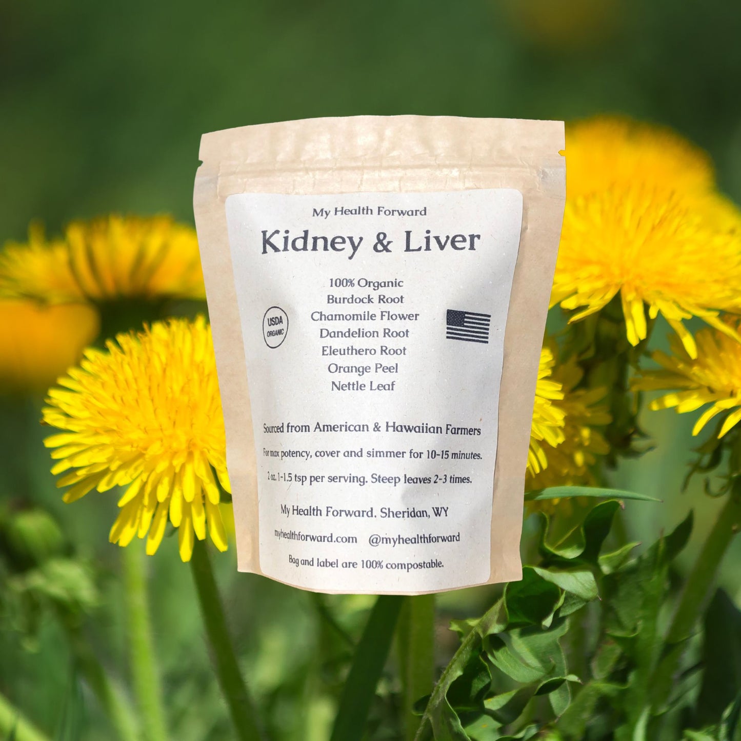 Kidney & Liver Support Organic Herbal Tea