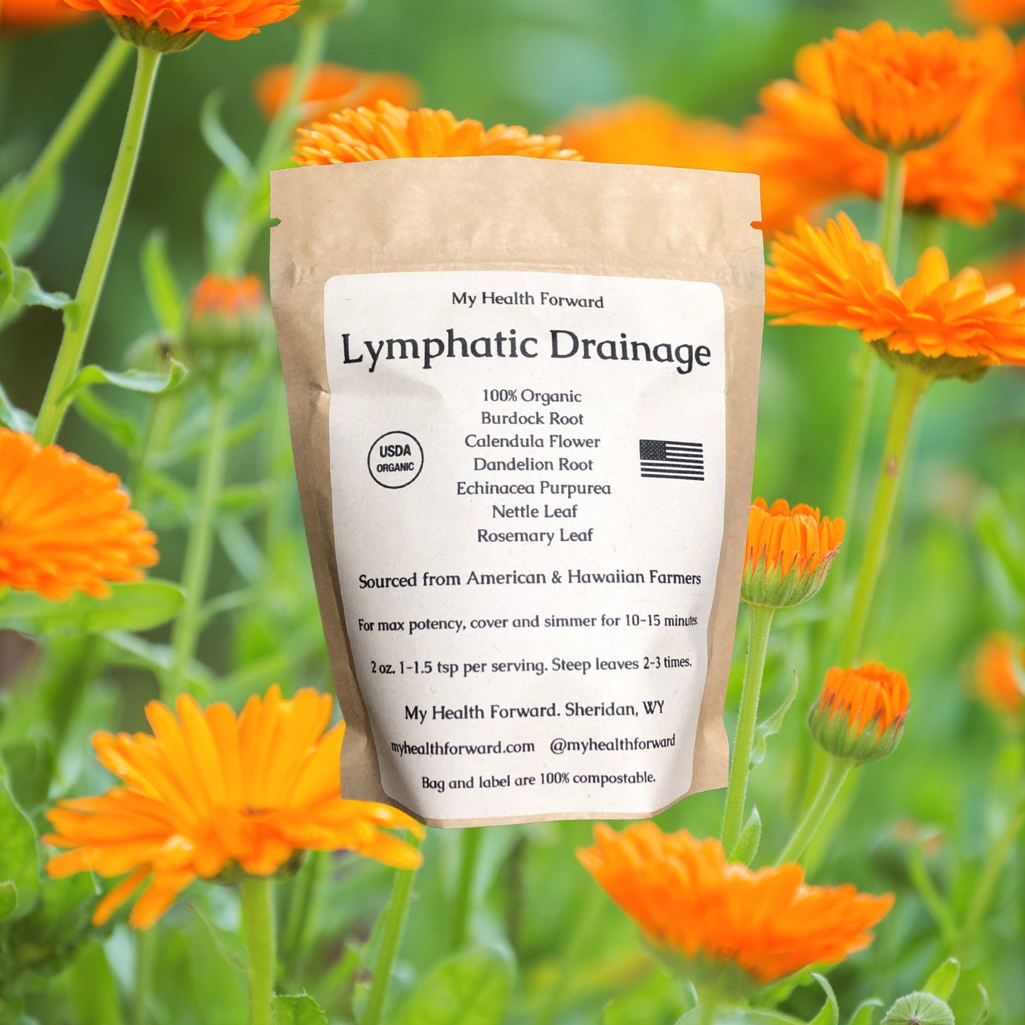 Lymphatic Drainage Organic Herbal Tea