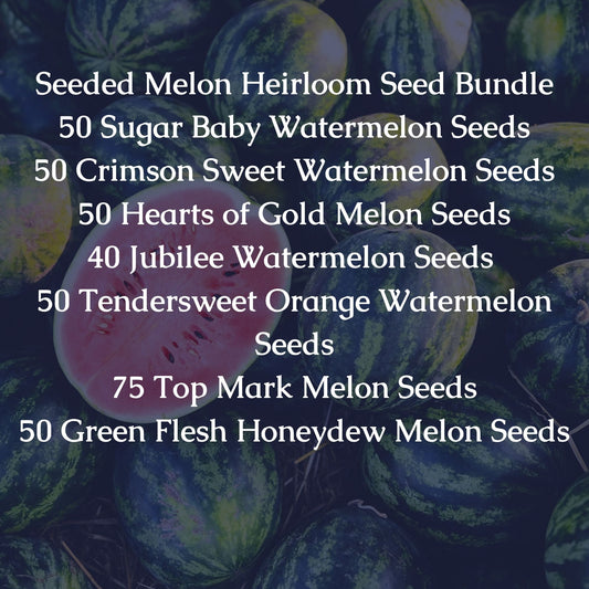 Seeded Melon Heirloom Seed Bundle